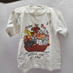 Boy Girl Child Kid Noahs Ark T Tee Shirt Animals Duty Free Casual Wear Cotton 8